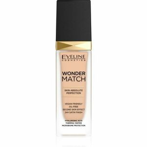 Eveline Cosmetics Wonder Match dlhotrvajúci tekutý make-up s kyselinou hyalurónovou odtieň 16 Light Beige 30 ml vyobraziť