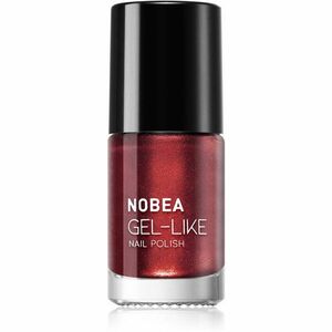 NOBEA Metal Gel-like Nail Polish lak na nechty s gélovým efektom odtieň Polish Ruby 6 ml vyobraziť