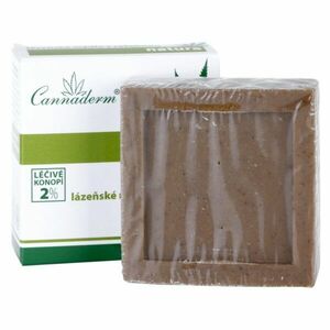 Cannaderm Natura Spa soap with peat extract čistiace bahenné mydlo s konopným olejom 80 g vyobraziť