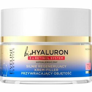Eveline Cosmetics Bio Hyaluron 3x Retinol System intenzívny regeneračný krém 70+ 50 ml vyobraziť