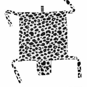 KLRK Home Wild B&W Leopard maznajúca dečka Gustav 80x46 cm 1 ks vyobraziť