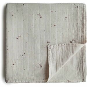 Mushie Muslin Swaddle Blanket Organic Cotton zavinovačka Falling Stars 120cm x 120cm 1 ks vyobraziť