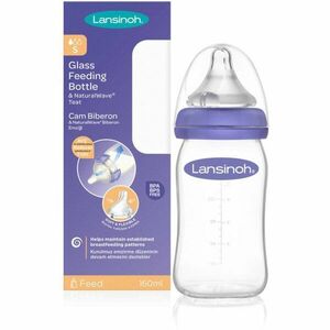 Lansinoh NaturalWave Glass dojčenská fľaša Slow 160 ml vyobraziť