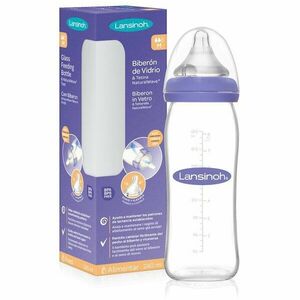 Lansinoh NaturalWave Glass dojčenská fľaša Medium 240 ml vyobraziť