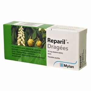 REPARIL-Dragées 20 mg 40 tabliet vyobraziť