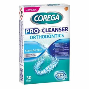 COREGA Pro Cleanser Orthodontics Čistiace tablety 30 ks vyobraziť