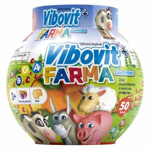VIBOVIT+ FARMA Gummies želé s ovocnou príchuťou 50 ks vyobraziť