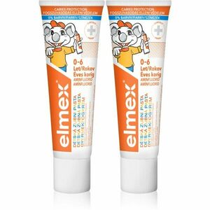 Elmex Caries Protection Kids zubná pasta pre deti 2 x 50 ml vyobraziť