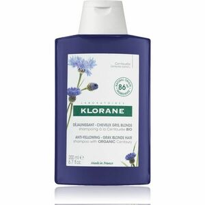 Klorane Cornflower Organic šampón neutralizujúci žlté tóny 200 ml vyobraziť