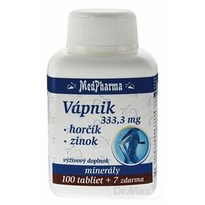 MedPharma VÁPNIK 333, 3 mg + Horčík + Zinok vyobraziť