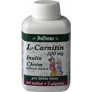 MedPharma L-CARNITÍN 500 MG + INULÍN + CHRÓM vyobraziť