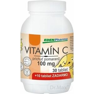 EDENPharma VITAMÍN C 100 mg príchuť pomaranč vyobraziť