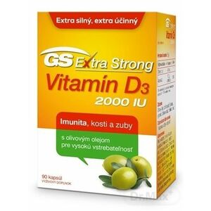 GS Extra Strong Vitamin D3 2000 IU vyobraziť