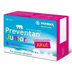 FARMAX Preventan Junior Akut + vitamín C vyobraziť