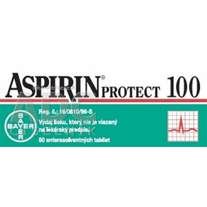 ASPIRIN PROTECT 100 tbl ent 100 mg (blis.Al/PP priehľ.) 1x50 ks vyobraziť