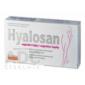 Dr. Müller HYALOSAN vaginálne čapíky s kyselinou hyalurónovou 1x10 ks vyobraziť