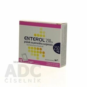 Enterol 250 mg prášok na perorálnu suspenziu plu por (vrecko papier/Al/PE) 1x10 vrecúšok vyobraziť