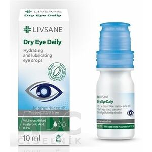 LIVSANE Očné kvapky - suché oči bez konzervantov, s 0, 1% HA, 1x10 ml vyobraziť