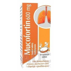 Mucofortin 600 mg tbl eff (tuba PP) 1x10 ks vyobraziť