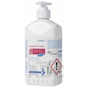 Prosavon scrub+ dezinfekčný umývací prostriedok, s dávkovačom 1x500 ml vyobraziť