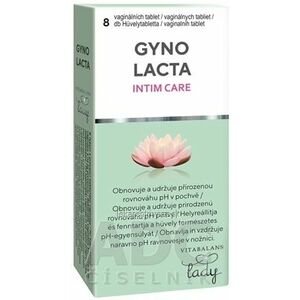 Vitabalans GYNOLACTA INTIM CARE vaginálne tablety 1x8 ks vyobraziť