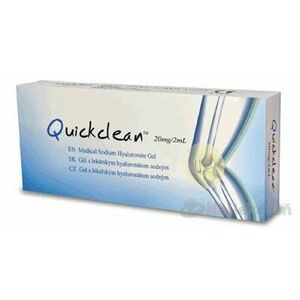 Quickclean 20 mg/2 ml gél s hyaluronátom sodným na osteoartrózy kĺbov 2 ml vyobraziť