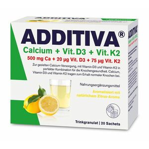 Additiva Vápnik + D3 + K2, nápoj vyobraziť