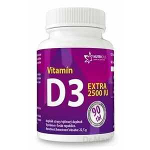NUTRICIUS Vitamín D3 EXTRA 2500 IU vyobraziť