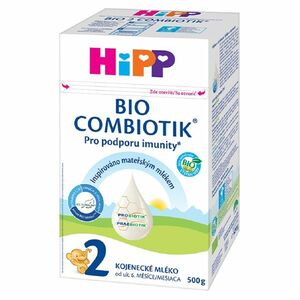 HIPP 2 BIO Combiotik Pokračovacie dojčenské mlieko od 6 - 12 mesiacov 500 g vyobraziť