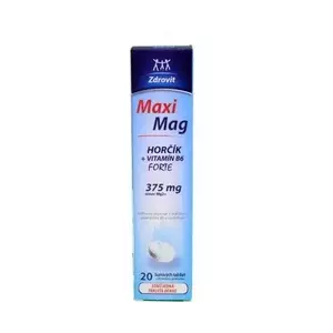 Zdrovit MaxMag Hořčík 375 mg+B6 šumivé tabliet eff.20 vyobraziť