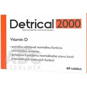 Detrical 2000 Vitamín D tbl 1x60 ks vyobraziť