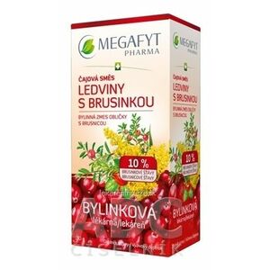 MEGAFYT Bylinková lekáreň OBLIČKY S BRUSNICOU čajová zmes (bylinný čaj) 10% brusnicovej šťavy, 20x1, 5 g (30 g) vyobraziť