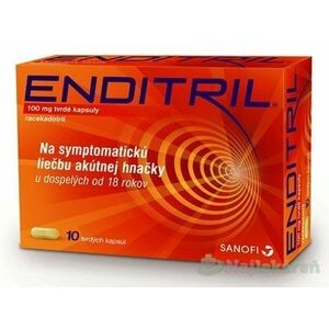 ENDITRIL 100 mg na liečbu hnačky 10 kapsúl vyobraziť
