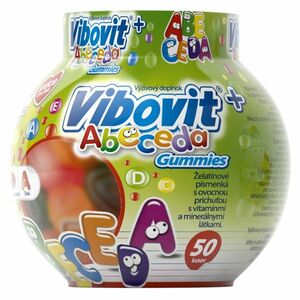 VIBOVIT+ ABECEDA Gummies želatínové písmenká 50 ks vyobraziť