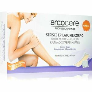 Arcocere Professional Wax voskové epilačné pásiky na telo pre ženy 6 ks vyobraziť