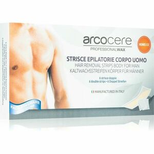 Arcocere Professional Wax voskové epilačné pásiky pre mužov 6 ks vyobraziť