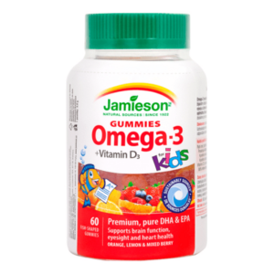 JAMIESON Omega 3-kids gummies 60 želatínových pastiliek vyobraziť