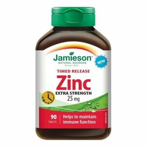 JAMIESON Zinok 25 mg s postupným uvoľňovaním 90 tabliet vyobraziť