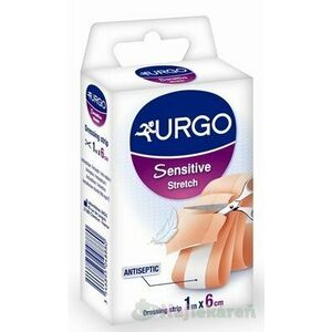 URGO Sensitive Stretch náplasť na citlivú pokožku 1mx6cm 1ks vyobraziť