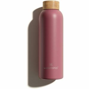 Waterdrop Thermo Steel fľaša na vodu z nehrdzavejúcej ocele farba Pink Matt 600 ml vyobraziť