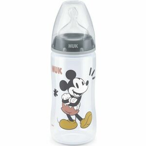 NUK First Choice Mickey Mouse dojčenská fľaša Grey 300 ml vyobraziť