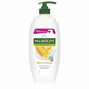 Palmolive Naturals Milk & Honey sprchový a kúpeľový krémový gél s mliekom a medom s pumpičkou 750 ml vyobraziť