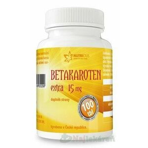 NUTRICIUS Betakarotén EXTRA 15 mg, 100 ks vyobraziť