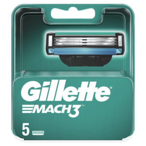 Gillette Mach3 Náhradné hlavice 5ks vyobraziť