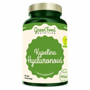 GREENFOOD NUTRITION Kyselina hyalurónová 60 kapsúl vyobraziť