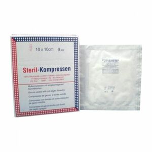 Gáza hydrofilný kompresný sterilný 10x10cm / 5ks Steriwund vyobraziť