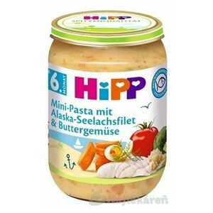 HiPP Príkrm Mini cestoviny s Al.treskou v zelenine 190g vyobraziť