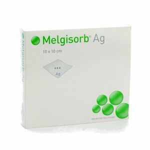 Krytie Melgisorb Ag 10x10cm absorpčná algin.sterilní 10ks vyobraziť