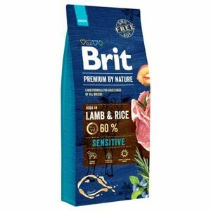 Brit Premium by Nature dog sensit lamb vyobraziť