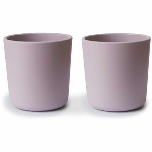 Mushie Dinnerware Cup hrnček Soft Lilac 2 ks vyobraziť